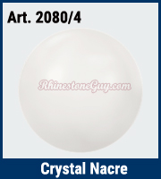 Swarovski Round 2080/4 Pearl